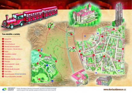 mapa zastavek